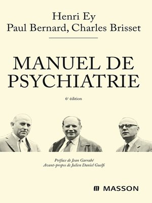 cover image of Manuel de psychiatrie